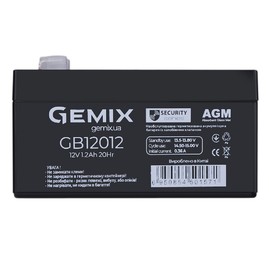 Аккумуляторные батареи Аккумуляторная батарея Gemix GB12012 Чорний