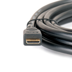 Архів Кабель HDMI (A) - mini HDMI (C), довжина 1.8м/3м/5м, позолочені роз'єми (GC 1440) Чорний