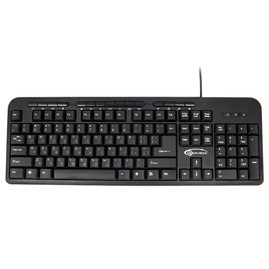 Проводные клавиатуры Проводная клавиатура KB-170 Чорний