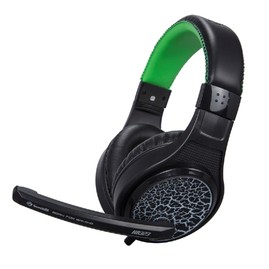 Ігрові гарнітури Навушники Marvo H8323 Black-Green Зелений