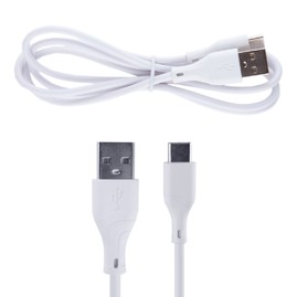 Кабелі синхронізації DT0072T 2.4A USB AM - Type-C Білий