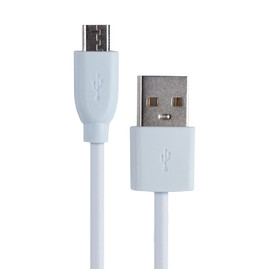 Кабелі синхронізації DT0070M WE 2A USB AM - MicroUSB, 1м Білий