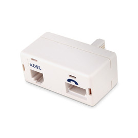 Сплітери GC 1204 адаптер ADSL- 2xADSL Annex B (сплітер) Білий