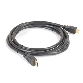 Архів Кабель mini HDMI (C) - mini HDMI (C), довжина 1,8 м, позолочені роз'єми (GC 1439) Чорний
