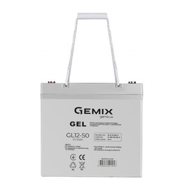 Акумуляторні батареї Акумуляторна батарея Gemix GL12-50 Сірий