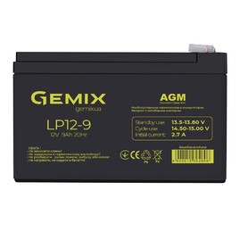 Акумуляторні батареї Акумуляторна батарея Gemix LP12-9.0 Чорний
