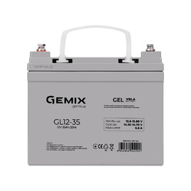 Акумуляторні батареї Акумуляторна батарея Gemix GL12-35 Сірий