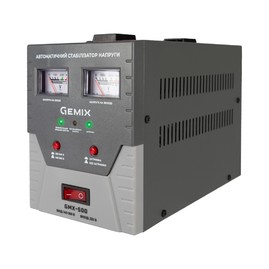 Стабілізатори напруги Стабілізатор напруги Gemix GMX-500 Сірий