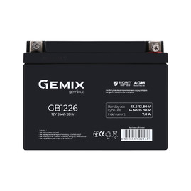 Акумуляторні батареї Акумуляторна батарея Gemix GB1226 Чорний